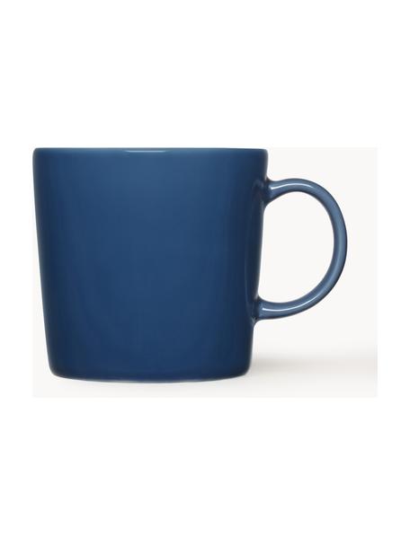 Porzellan-Tasse Teema, Vitro-Porzellan, Dunkelblau, Ø 8 x H 8 cm, 300 ml