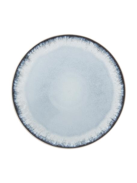 Piatto da colazione con gradiente Inspiration 2 pz, Ceramica, Blu, beige chiaro, Ø 21 cm