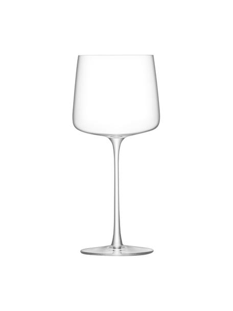 Copas de vino tinto Metropolitan, 4 uds., Vidrio, Transparente, Ø 9 x Al 20 cm, 400 ml