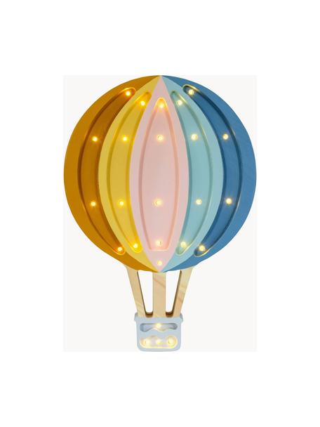 Handgefertigte LED-Kinderzimmerlampe Hot Air Baloon mit Timerfunktion und Fernbedienung, dimmbar, Kiefernholz, lackiert

Dieses Produkt wird aus nachhaltig gewonnenem, FSC®-zertifiziertem Holz gefertigt., Bunt, B 28 x H 39 cm