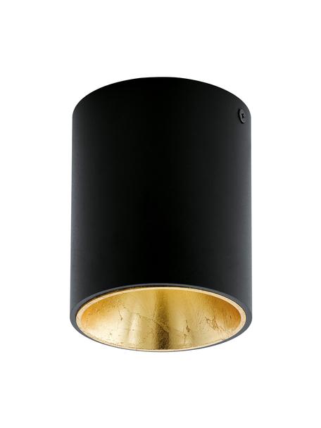 LED-Deckenspot Marty, Schwarz, Goldfarben, Ø 10 x H 12 cm