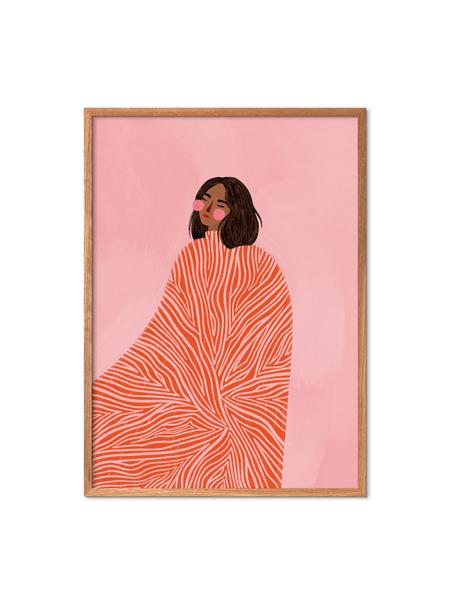 Poster The Woman With the Swirls, Papier

Ce produit est fabriqué à partir de bois certifié FSC® issu d'une exploitation durable, Tons roses, rouge corail, larg. 30 x haut. 40 cm