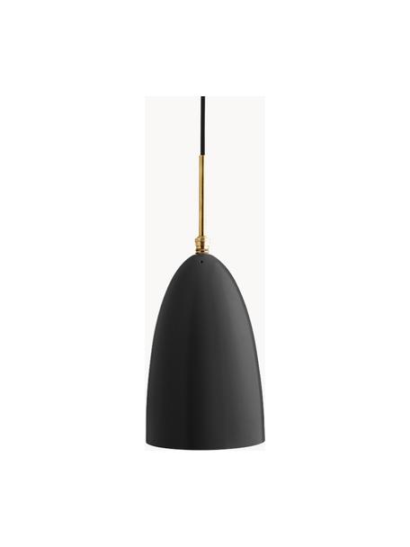 Lampa wisząca Gräshoppa, Czarny, matowy, Ø 15 x W 23 cm