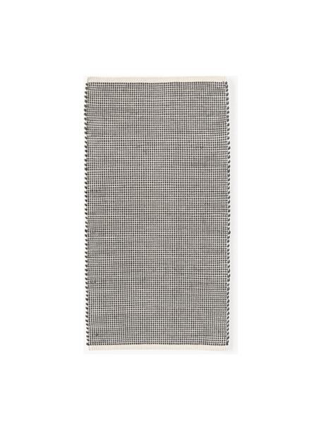 Tapis en laine tissé main Amaro, 67 % laine (certifiée RWS), 33 % coton

Les tapis en laine peuvent perdre des fibres lors des premières semaines et des peluches peuvent se former, ce phénomène est naturel et diminue à mesure de votre usage et du temps, Gris, beige clair, Larg. 80 x long. 150 cm (taille XS)