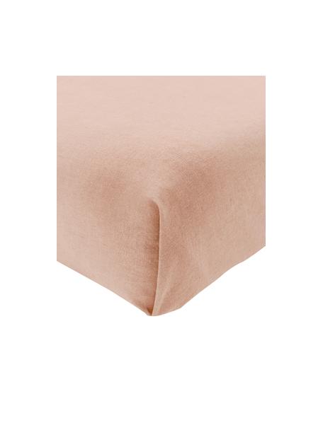 Lenzuolo sopra in lino lavato rosa Nature, Misto lino
(52% lino, 48% cotone)

Numero di fili 108 TC, qualità standard

Il mezzo lino ha un'sensazione naturale e un naturale aspetto sgualcito, che viene esaltato dall'effetto stonewash. Assorbe fino al 35% di umidità, si asciuga molto rapidamente e ha un effetto piacevolmente rinfrescante nelle notti d'estate. L'elevata resistenza allo strappo rende il mezzo lino resistente all'abrasione e all'usura, Rosa cipria, Larg. 155 x Lung. 300 cm