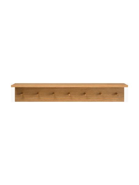 Perchero de pared de madera Place, 105 cm, Cuerpo: tablero de fibra de densi, Madera de roble, An 105 cm