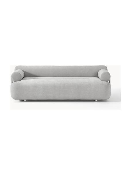 Sofa Stella (3-Sitzer), Bezug: 85 % Polyester, 15 % Baum, Gestell: Massives Fichtenholz, PEF, Webstoff Grau, B 222 x T 100 cm