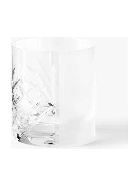 Vasos con relieves Intagli, 6 uds., Vidrio, Transparente, Ø 9 x Al 9 cm, 280 ml