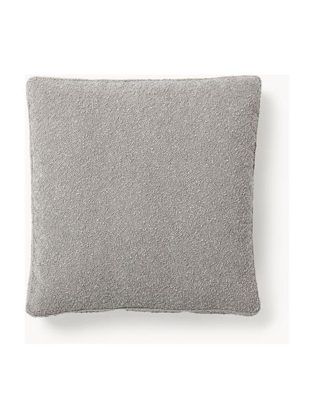 Bouclé-Sofa-Kissen Tribeca, Hülle: Bouclé (93 % Polyester, 6, Bouclé Grau, B 50 x L 50 cm