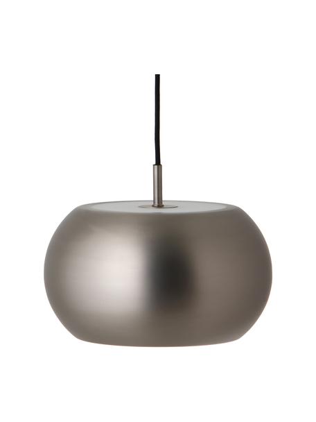 Lámpara de techo de diseño BF, Pantalla: metal satinado, Cable: cubierto en tela, Latón, Ø 28 x Al 16 cm