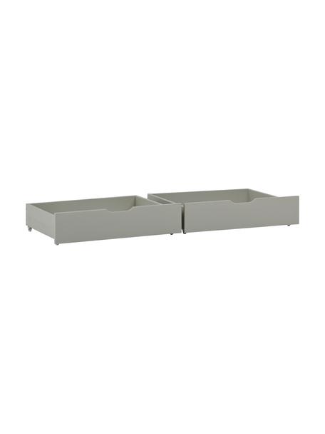 Lades Eco Comfort, 2 stuks, Vezelplaat met gemiddelde dichtheid (MDF), gelakt, Grijs, B 76 x H 60 cm