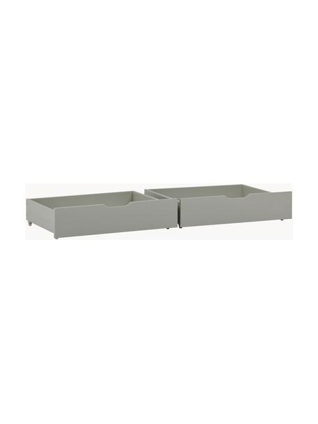 Bedlades Eco Comfort, 2 stuks, Vezelplaat met gemiddelde dichtheid (MDF), gelakt, Hout, greige gelakt, B 153 x D 60 cm