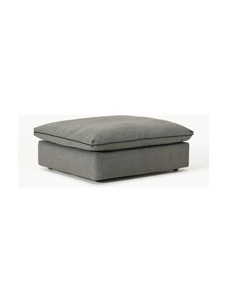 Pouf Felix, Tissu anthracite, larg. 100 x prof. 110 cm