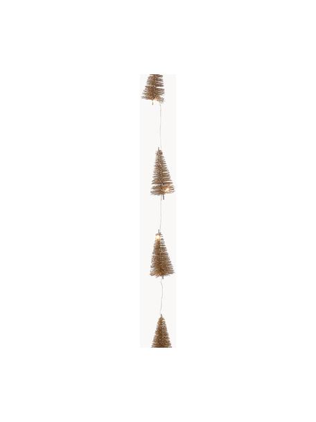 LED-Girlande Illumination L 253 cm, Metalldraht, Kunststoff, Glitzer, Goldfarben, L 253 cm