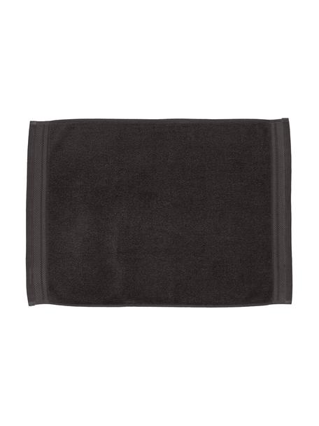 Kúpeľňová predložka z organickej bavlny Premium, protišmyková, Antracitová, Š 50 x D 70 cm