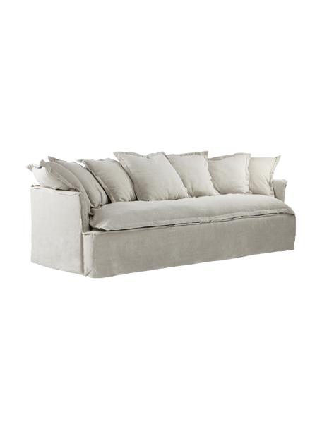 Pohovka Gardanne (3-miestna), Ľanová sivá, Š 227 x V 89 cm