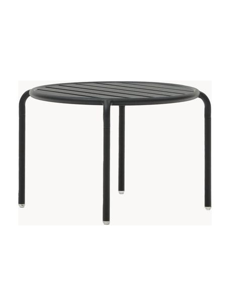 Ronde tuintafel Joncols, Gepoedercoat aluminium, Antraciet, Ø 68 cm