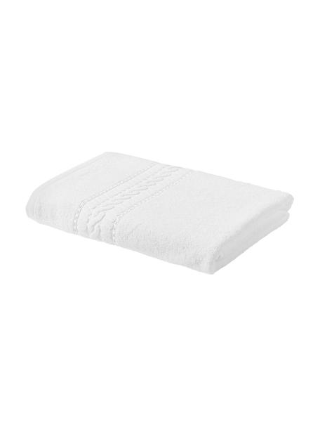 Handdoek Cordelia in verschillende formaten, Wit, Douchehanddoek, B 70 x L 140 cm