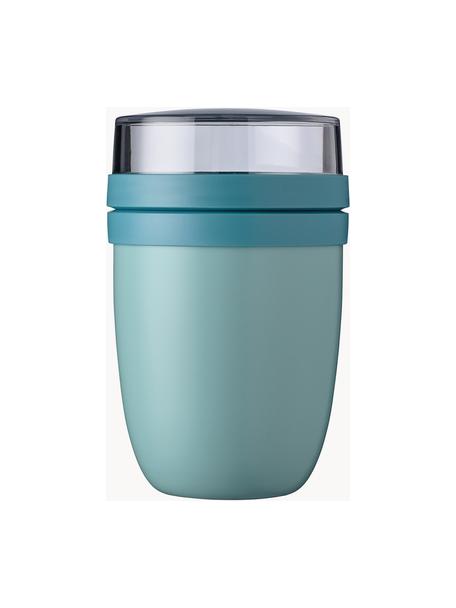 Thermo-Vorratsbehälter Ellipse, Gehäuse: Edelstahl, BPA-frei, Deckel: Kunststoff, Türkis, Ø 11 x H 17 cm