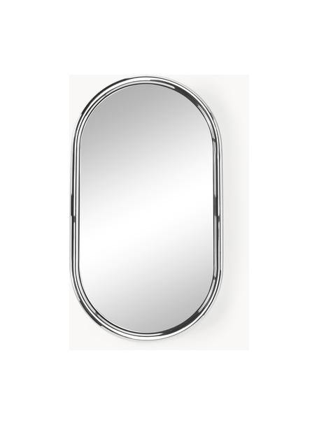 Oválne nástenné zrkadlo Blake, Odtiene striebornej, Š 40 x V 70 cm