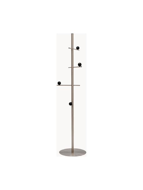 Wieszak stojący Balance, Stelaż: metal niklowany, Odcienie srebrnego, czarny, S 40 x W 174 cm