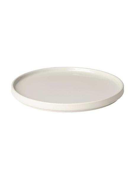 Raňajkový tanier Pilar, 6 ks, Keramika, Krémovobiela, Ø 20 cm