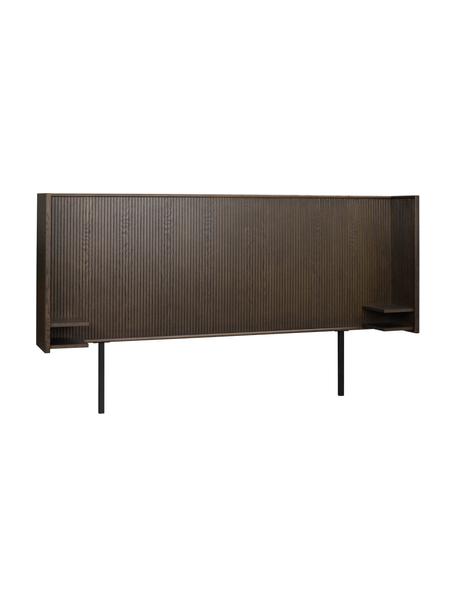 Čelo postele z dubového dreva s policou Redmond, Drevo, Š 230, V 120 cm