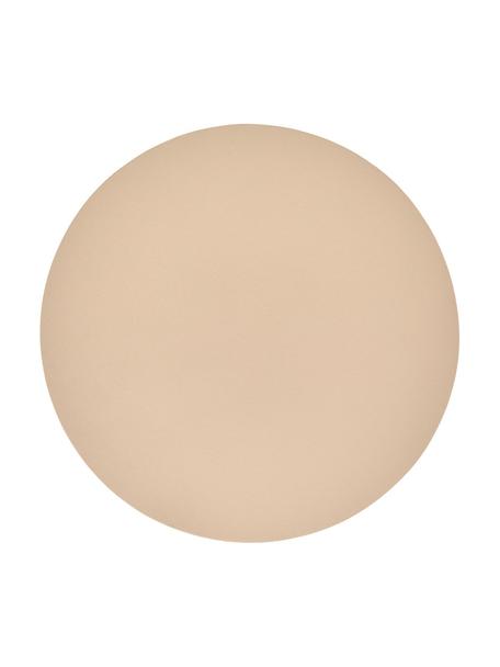 Kulaté prostírání z imitace kůže Pik, 2 ks, Imitace kůže (PVC), Béžová, Ø 38 cm