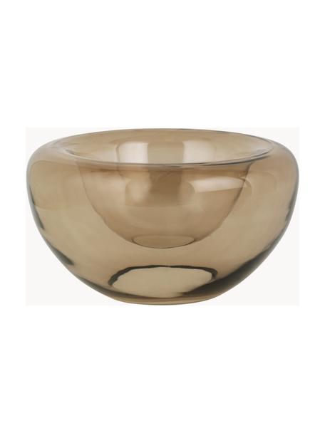 Mondgeblazen glazen sierschaal Opal, Ø 36, Mondgeblazen glas, Beige, transparant, Ø 36 x H 20 cm