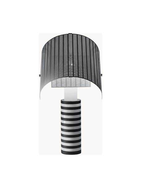 Grande lampe à poser Shogun, Noir, blanc, Ø 32 x haut. 60 cm