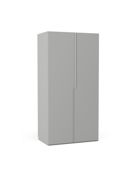Modulární skříň s otočnými dveřmi Leon, šířka 100 cm, více variant, Šedá, Interiér Basic, výška 200 cm