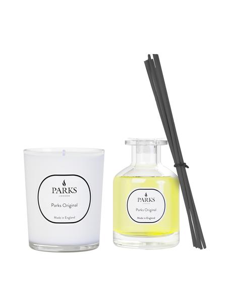Vonná svíčka a difuzér Vintage Aromatherapy (vanilka, pačule & levandule), Citrusové plody, vanilka, pačuli, levandule, Sada s různými velikostmi