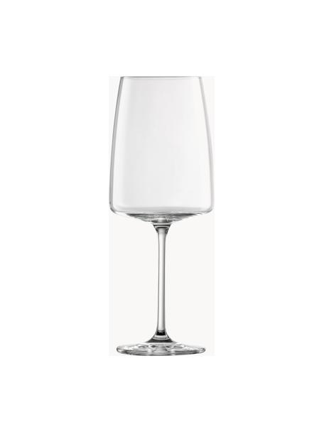 Křišťálové sklenice na víno Vivid Senses, 2 ks, Tritanové křišťálové sklo

Vneste lesk křišťálového skla na svůj jídelní stůl! Sklo je výjimečně průhledné a těžké, což znamená, že působí hodnotně a zároveň dobře vypadá. Navíc filigránské výbrusy dělají každý kusu výjimečný kousek, který je praktický i krásný., Transparentní, Ø 9 cm, V 24 cm, 660 l