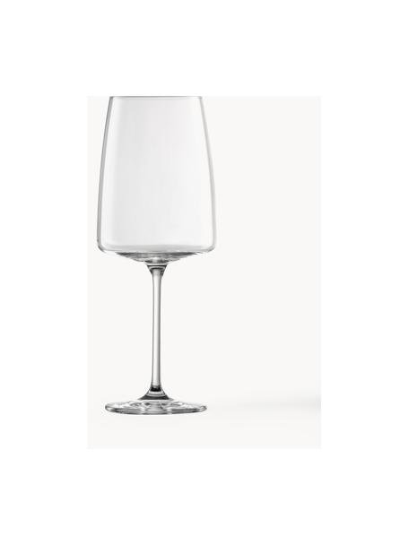 Copas de vino potente y especiado de cristal Vivid Senses, 2 uds., Cristal Tritan

¡Trae el brillo del cristal a tu mesa de comedor! El cristal es excepcionalmente transparente y pesado, lo que significa que se siente valioso y al mismo tiempo tiene un buen aspecto. Además, los delicados cortes hacen de cada pieza un detalle especial, práctico y bonito., Transparente, Ø 9 x Al 24 cm, 660 ml