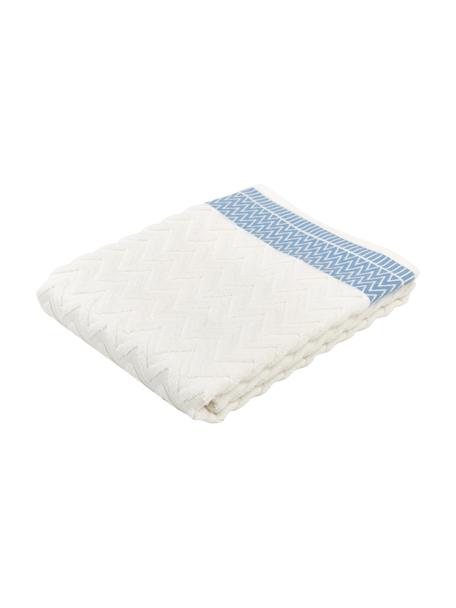 Ręcznik Karma, różne rozmiary, Biały, niebieski, Duży ręcznik kąpielowy, S 90 x D 150 cm