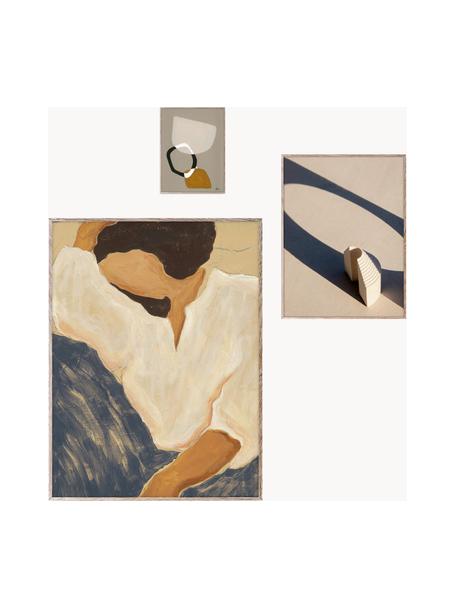 Set de pósters Artwall no. 01, 3 uds., Tonos beige, multicolor, An 150 x Al 210 cm