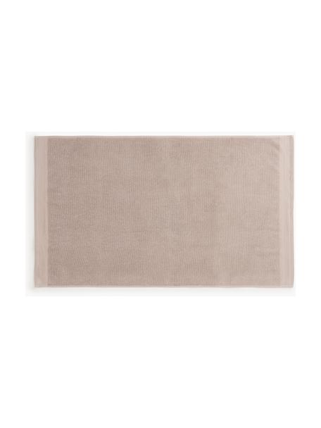 Dywanik łazienkowy z bawełny organicznej Premium, antypoślizgowy, Beżowy, S 70 x D 120 cm