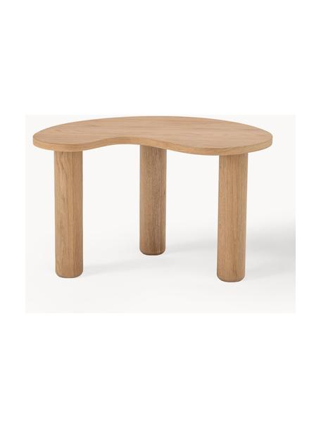 Mesa de centro de madera de caucho con forma orgánica Luppa, Madera de caucho, Madera de caucho, An 65 x F 44 cm