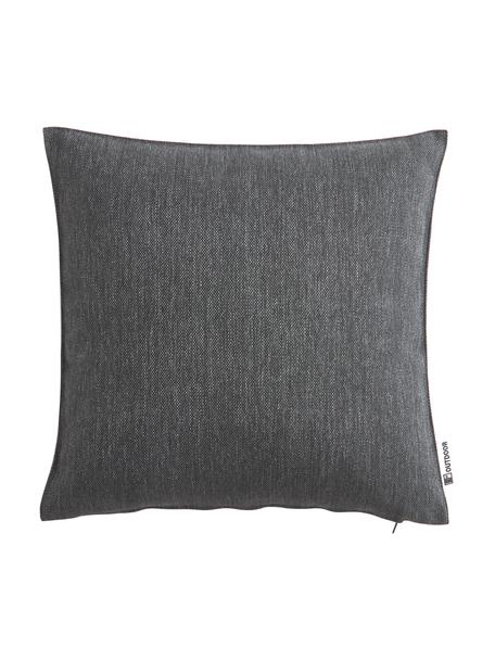 Exteriérový polštář Olef, 100 % bavlna, Tmavě šedá, Š 45 cm, D 45 cm