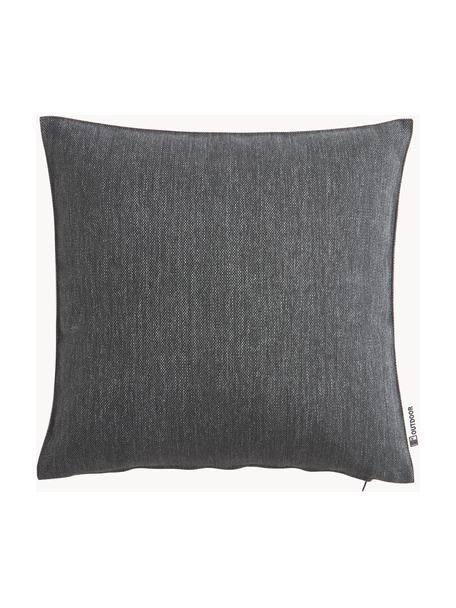 Exteriérový polštář Olef, s výplní, 100 % bavlna, Tmavě šedá, Š 45 cm, D 45 cm