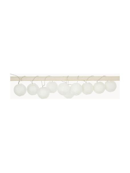 Guirlande lumineuse LED Festival, long. 300 cm, Blanc, long. 300 cm, 10 lampions