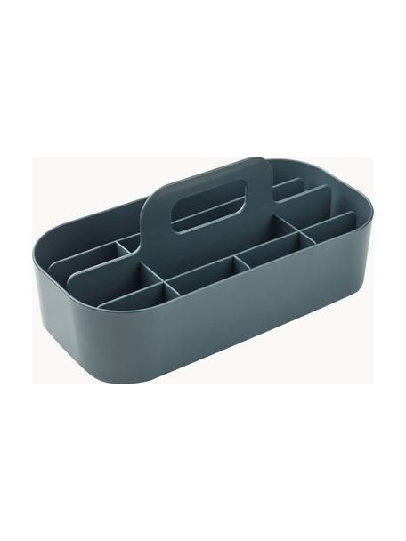 Skladovací box Hope, >30 % recyklovaná umělá hmota, Šedomodrá, Š 33 cm, V 15 cm