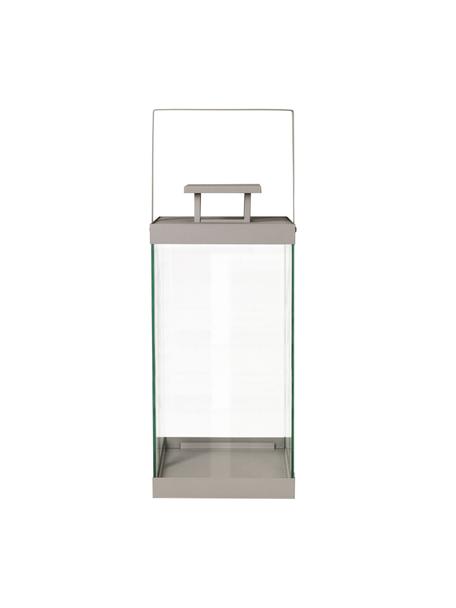 Farolillo grande Finca, Estructura: metal recubierto, Gris pardo, Ø 20 x Al 58 cm