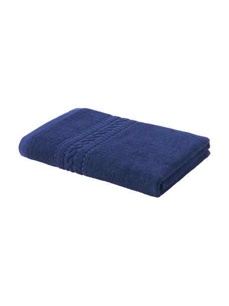Serviette de toilette Cordelia, 100 % coton, certifié BCI

Grammage léger 420 g/m²

Le matériau est certifié STANDARD 100 OEKO-TEX®, 8135CIT, CITEVE, Bleu foncé, Drap de bain, larg. 70 x long. 140 cm