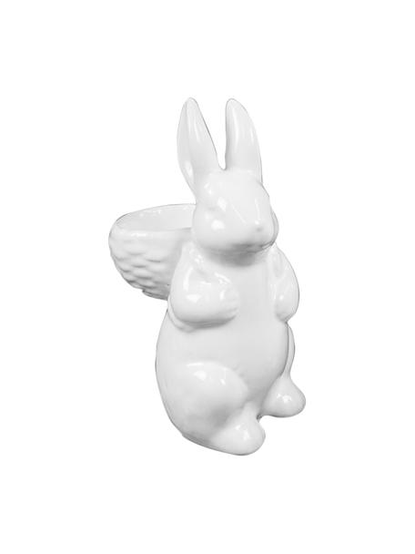 Dekorácia (veľkonočný zajac) z porcelánu Mümmelmann, 2 ks, Porcelán, Biela, Š 5 x V 13 cm