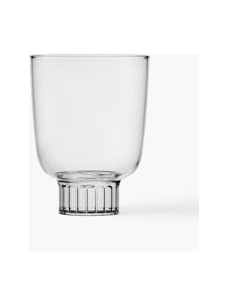 Handgemaakte waterglas Liberta, Borosilicaatglas

Ontdek de veelzijdigheid van borosilicaatglas voor jouw huis! Borosilicaatglas is een hoogwaardig, betrouwbaar en robuust materiaal. Het kenmerkt zich door zijn uitzonderlijke hittebestendigheid en is daarom ideaal voor jouw warme thee of koffie. Vergeleken met conventioneel glas is borosilicaatglas beter bestand tegen breuken en scheuren en is daarom een veilige metgezel in jouw huis., Transparant, Ø 8 x H 11 cm, 320 ml