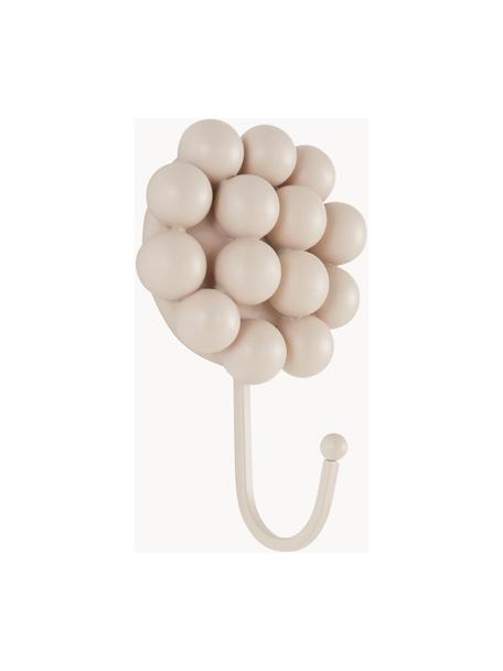 Ganchos de pared de porcelana Benevento, 2 uds., Porcelana, Beige claro, An 11 x Al 16 cm