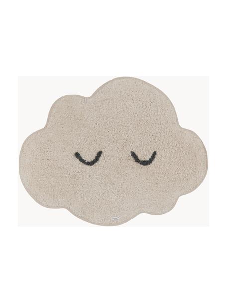 Dywan dziecięcy z bawełny organicznej Cloud, Bawełna, Beżowy, S 57 x D 82 cm