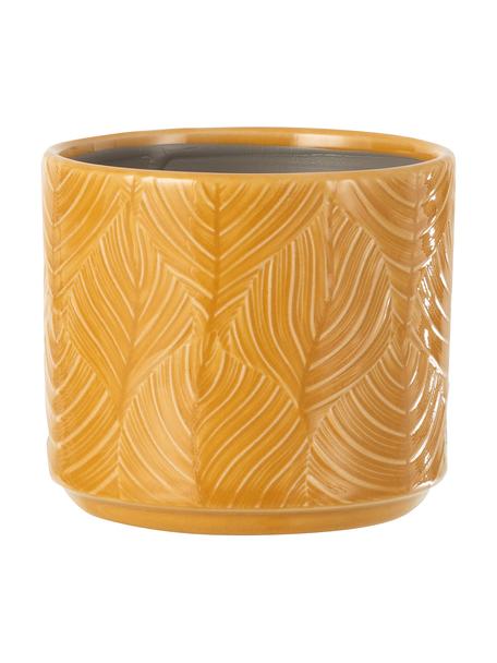 Doniczka Tropis, Ceramika, Brunatnożółty, Ø 12 x W 11 cm