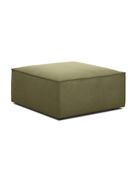 Sofa-Hocker Lennon in Grün, Bezug: Polyester Der hochwertige, Gestell: Massives Kiefernholz, FSC, Webstoff Grün, B 88 x H 43 cm
